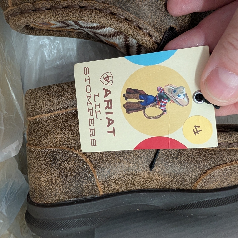 Ariat Lil' Stompers Brown Kids Shoes